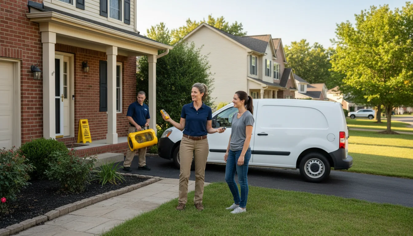 Water restoration image for Water Damage & Restoration Services in Greenport, NY